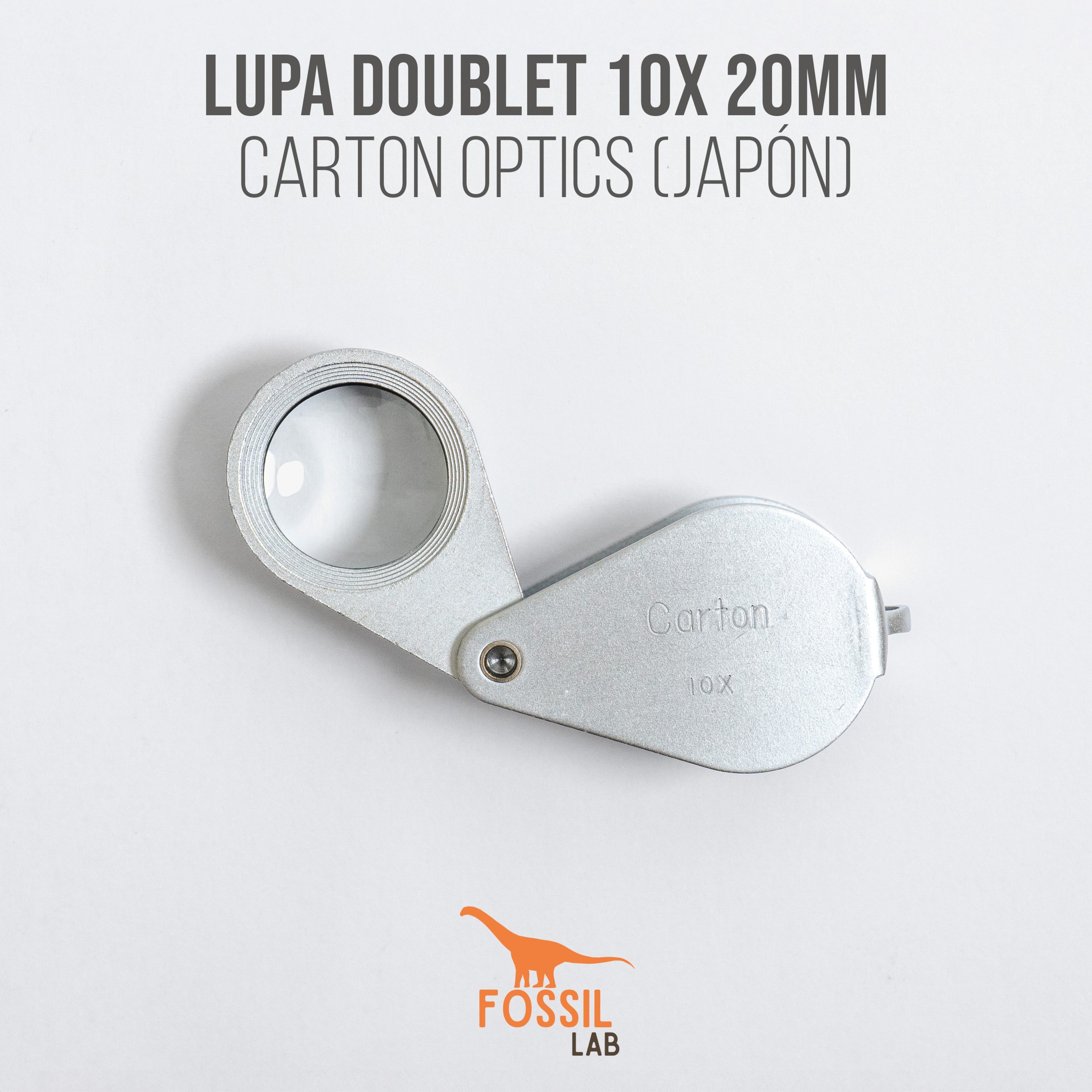 Lupa 10x 20mm Doublet Carton Optics (Japón)
