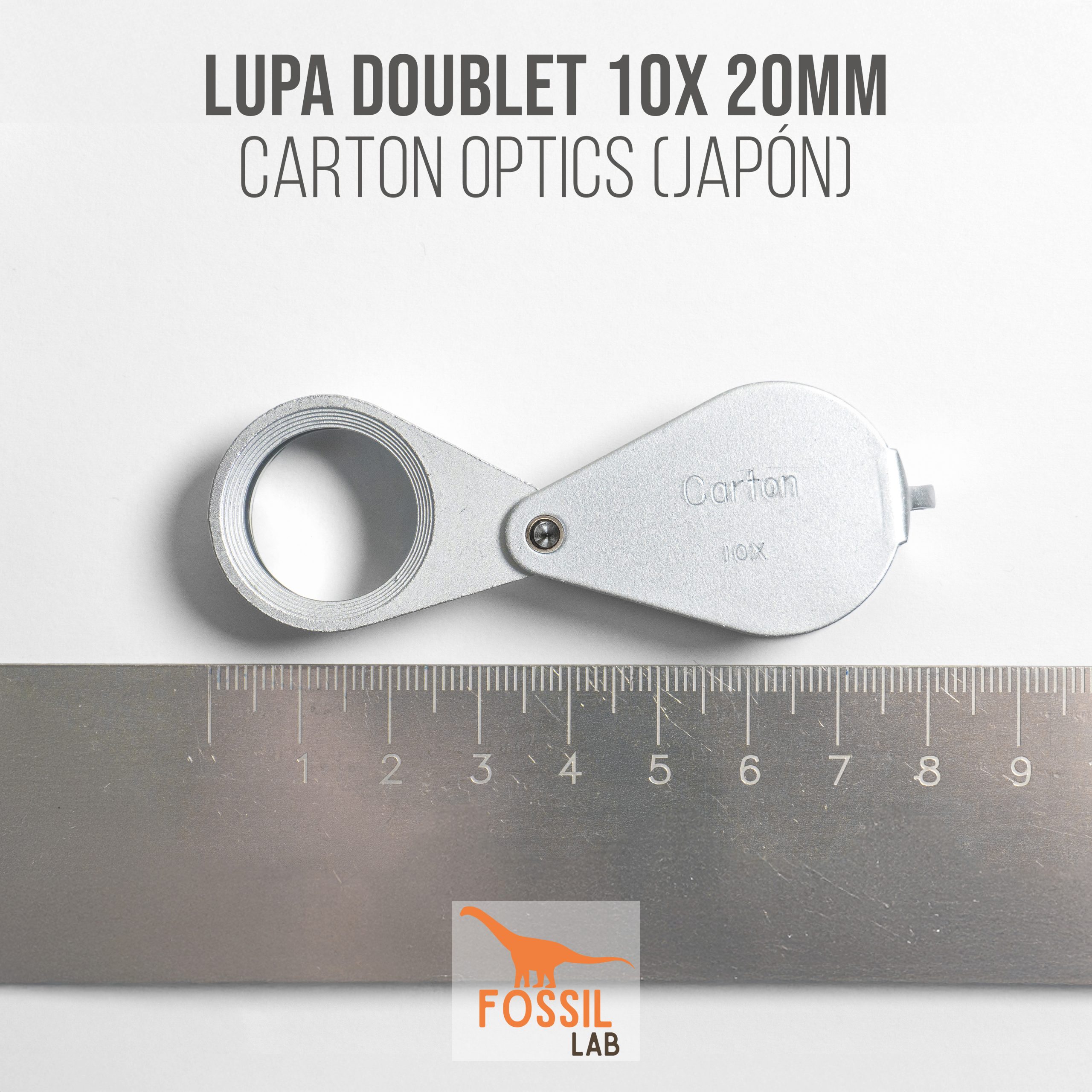 Lupa 10x 20mm Doublet Carton Optics (Japón) - Imagen 4