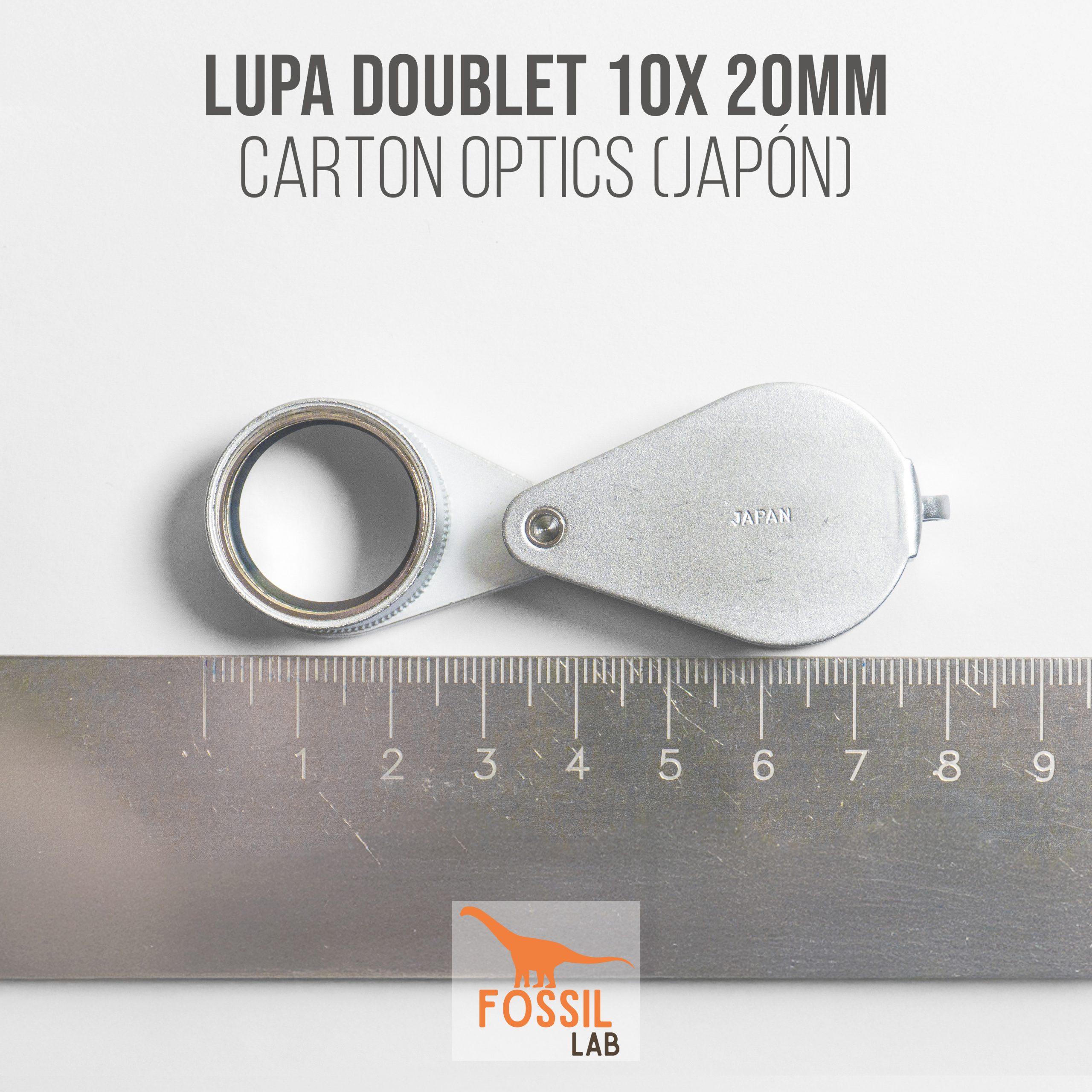 Lupa 10x 20mm Doublet Carton Optics (Japón) - Imagen 5